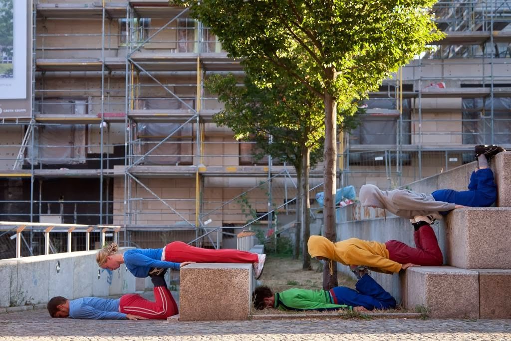 Bodies in Urban Spaces by Willi Dorner