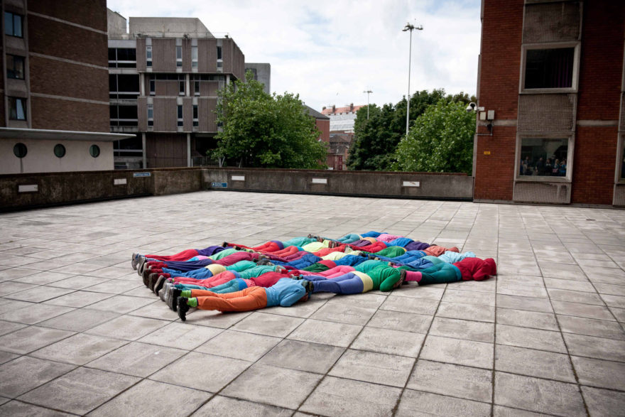 Bodies in Urban Spaces by Willi Dorner