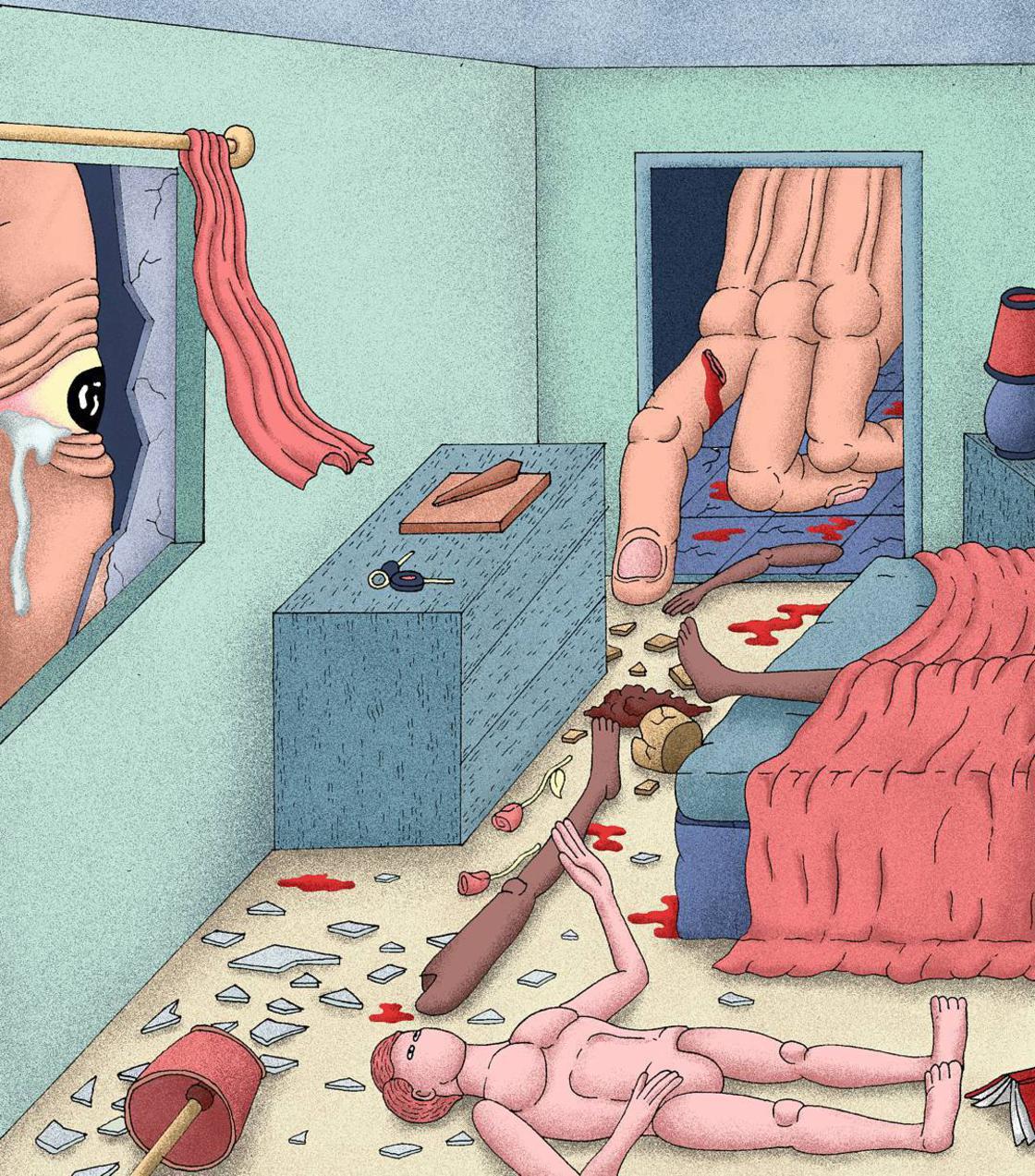 Awesome Weird Satirical Illustrations by Alex Gamsu Jenkins