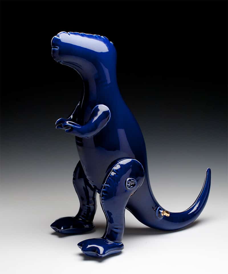 Inflatable Looking Ceramic Sculptures by Brett Kern