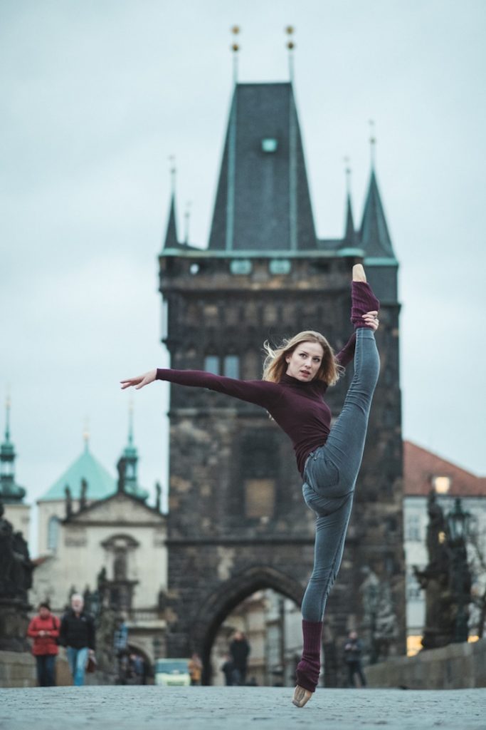 Dancers in Prague by Omar Z Robles