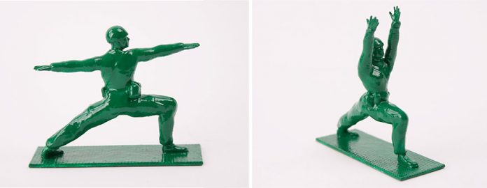 Yoga Pose Toy Soldiers by Brogamats | Art Ctrl Del