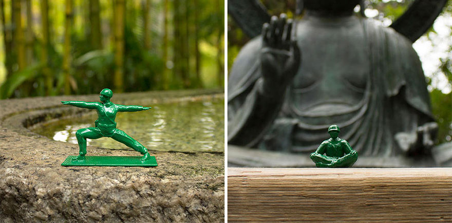 Yoga Pose Toy Soldiers by Brogamats