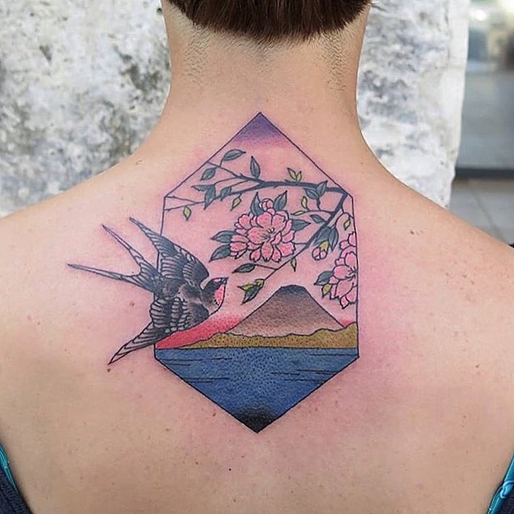 Woodblocks Inspired Tattoos by Brindi