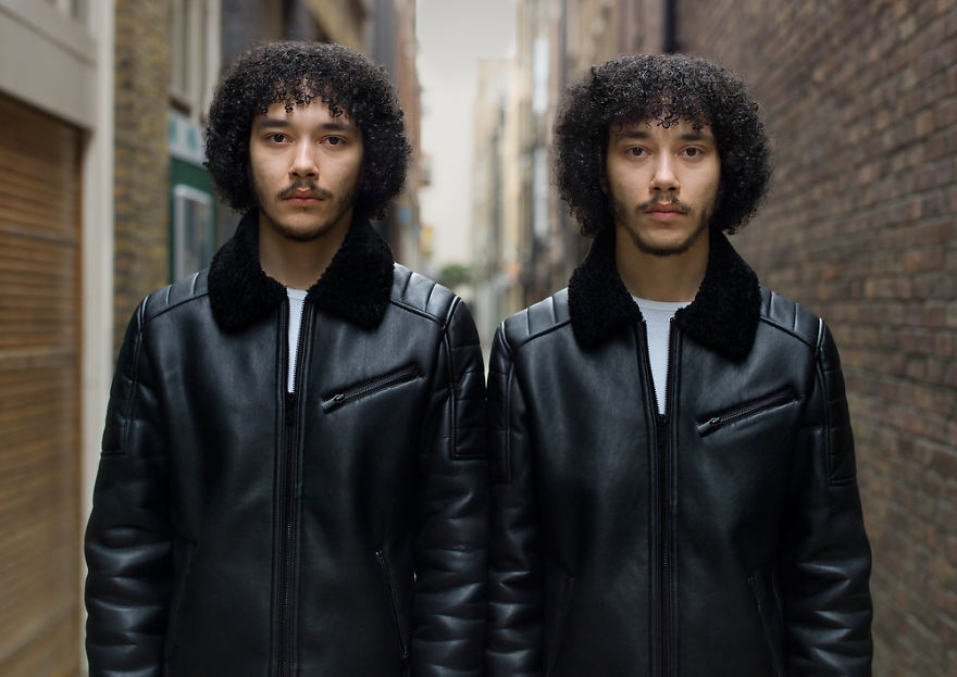 Portraits of Identical Twins by Peter Zelewski