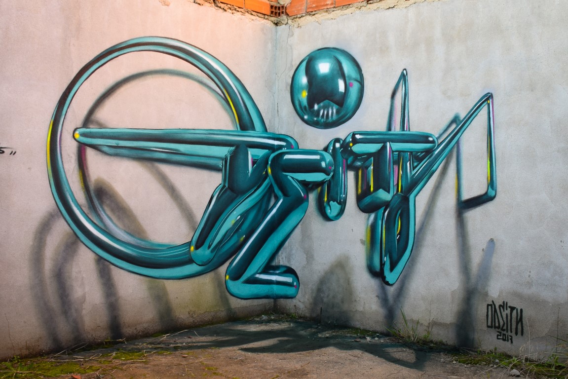 Anamorphic Graffiti by Odeith