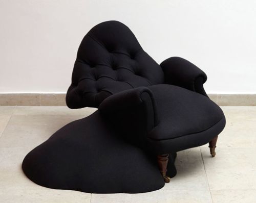 Reconstructed Secondhand Armchairs by Nina Saunders