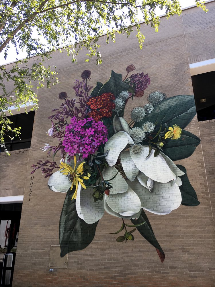 Flower Murals by Louise Jones