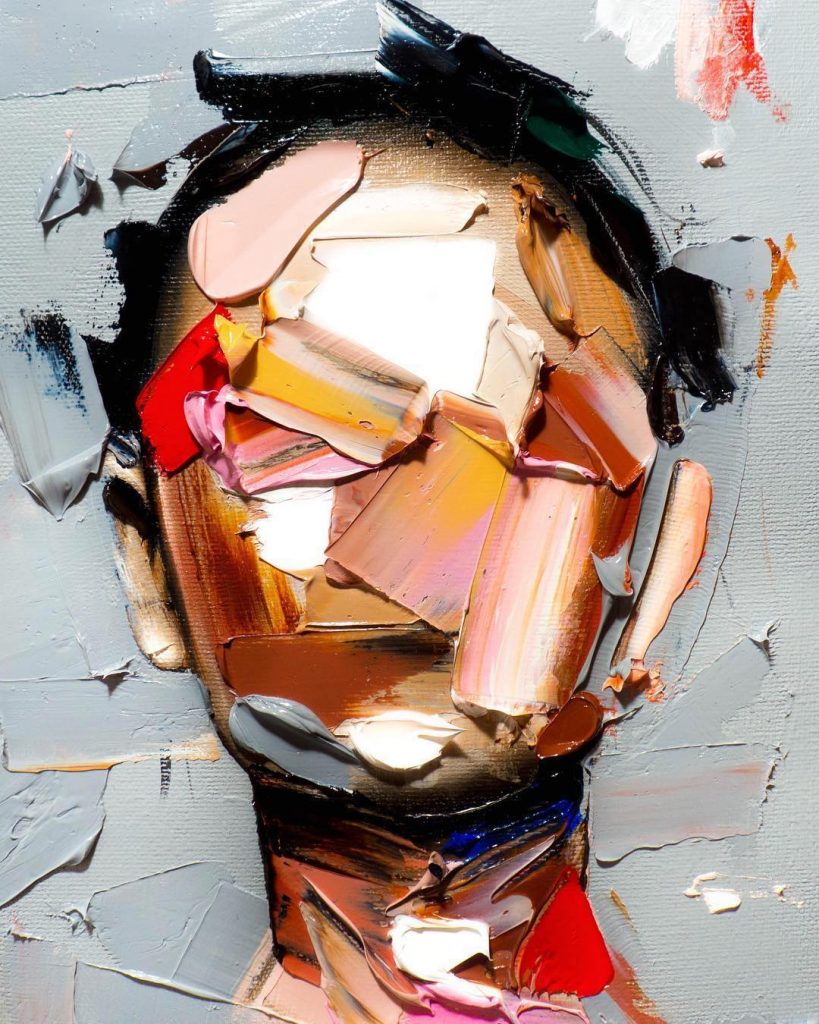 Thick Strokes Paintings by Joseph Lee
