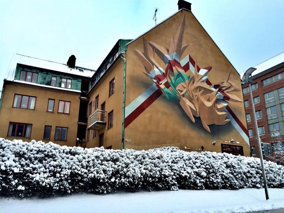 Anamorphic Street Art and Graffiti by Peeta