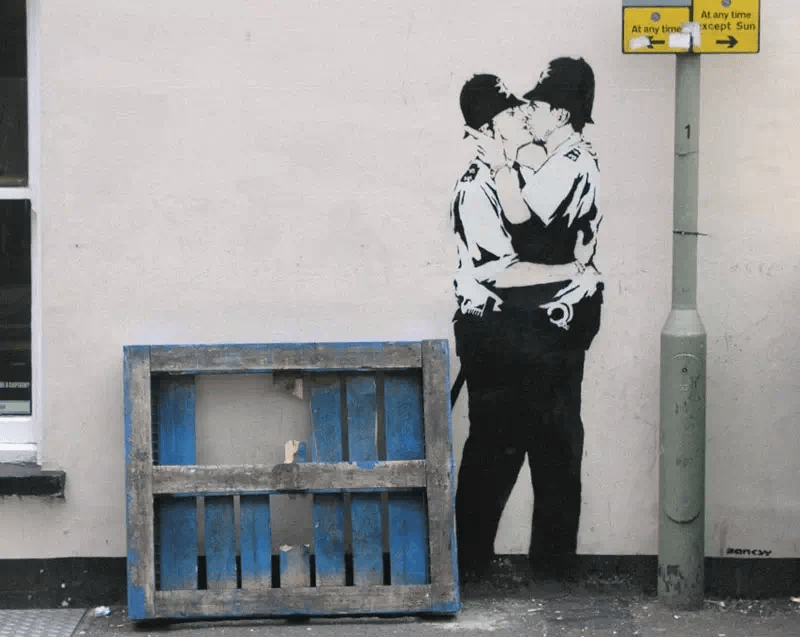 Banksy &#8211; Anonymous British Graffiti Artist
