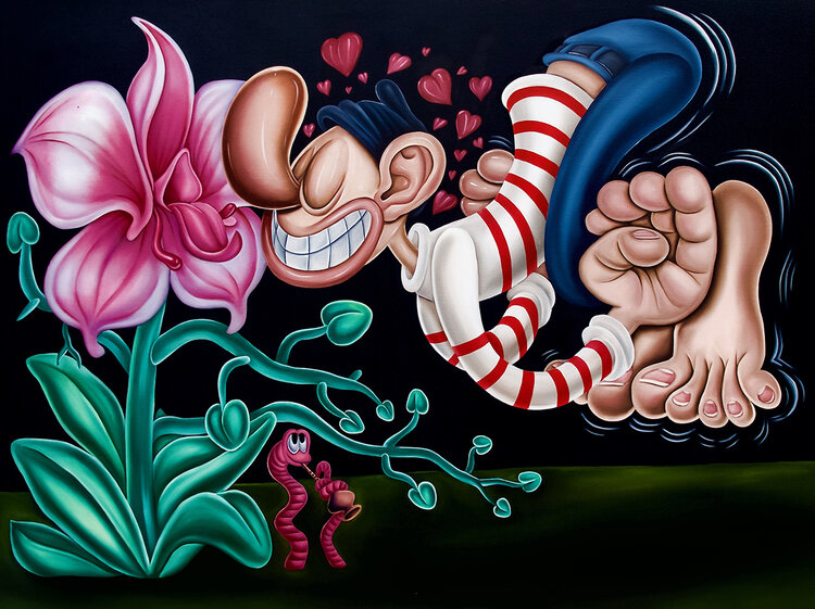Paintings of an Emotional Jolly Fella by Baldur Helgason